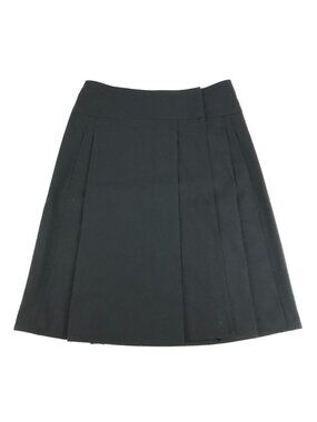 Hermes Skirt Wrapped Wool Black